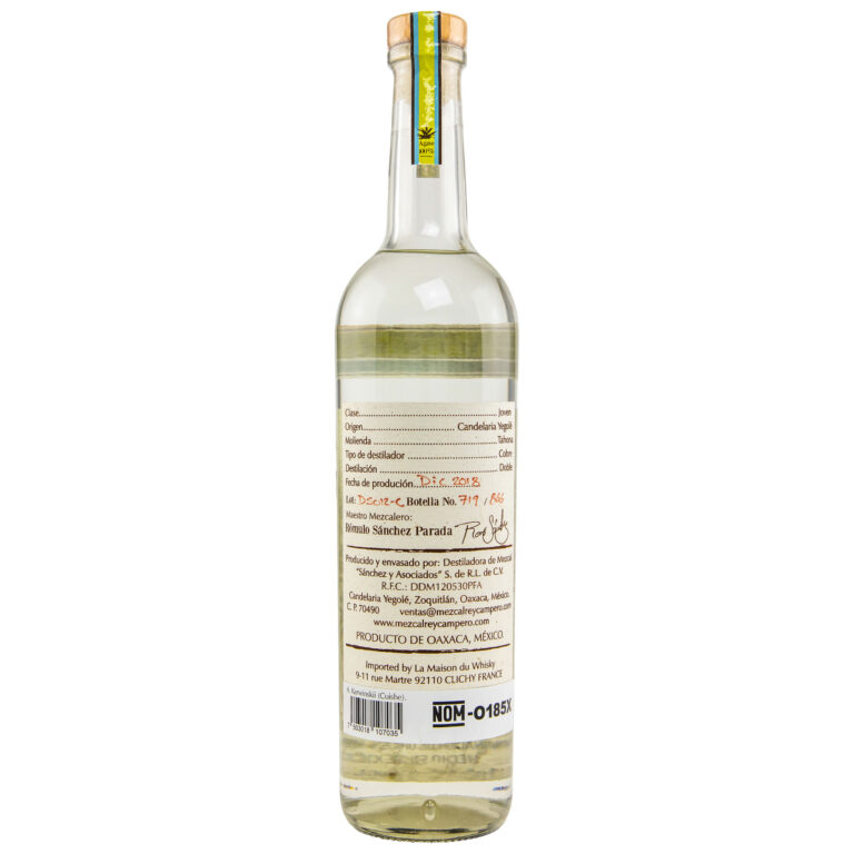 Rey Campero Cuishe Mezcal artesanal - Joven - 48,5% – Bild 2