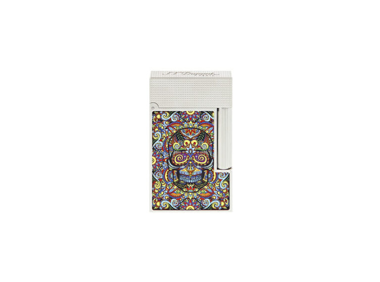S.T. Dupont Ligne 2 Skull Platine