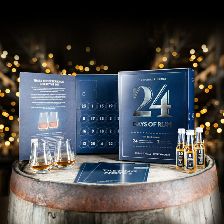 Rum 24 Days of Rum inkl. 2 Rum Gläser (Blue Edition 2023)