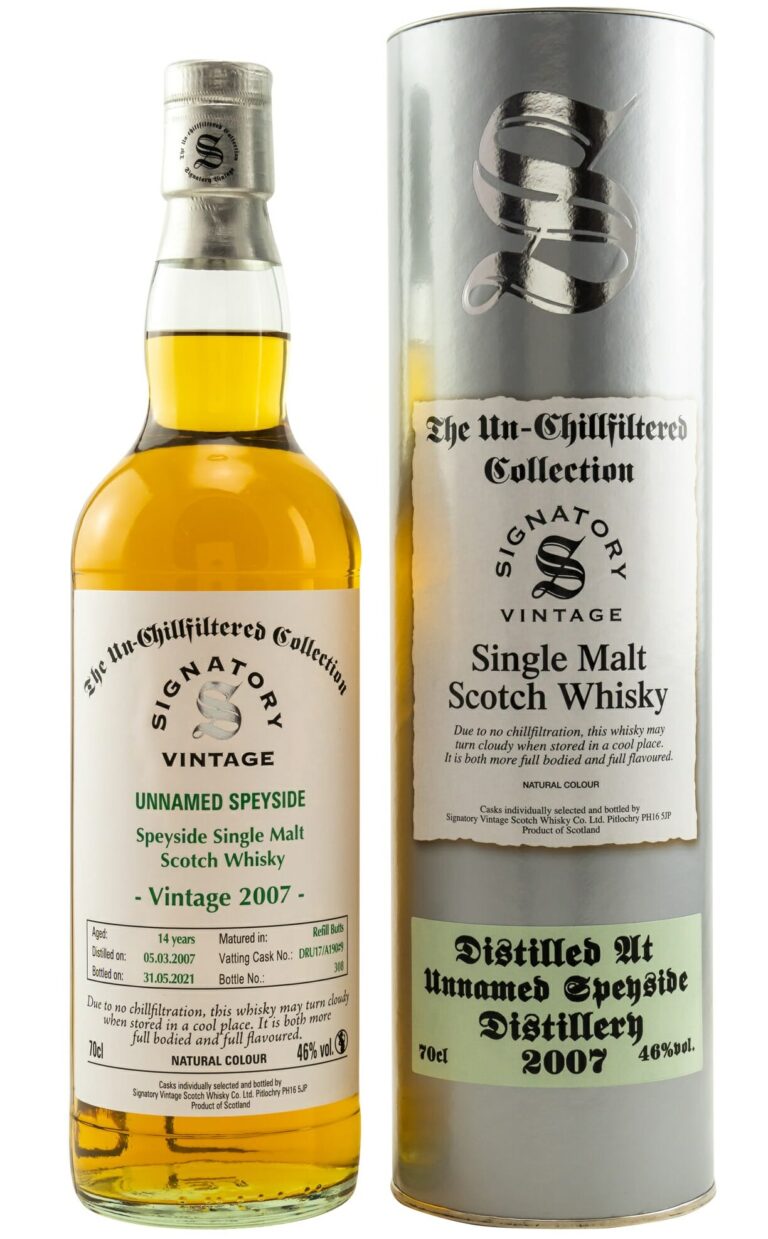 Unnamed Speyside 14 Jahre 2007/2021 Signatory Un-Chillfiltered 46.0% 0,7l