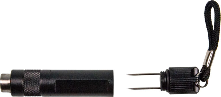 PASSATORE Drawpoker mit 2 Dornen Alu eloxiert schwarz mit integriertem Rundcutter 10mm Schnitt – Bild 2