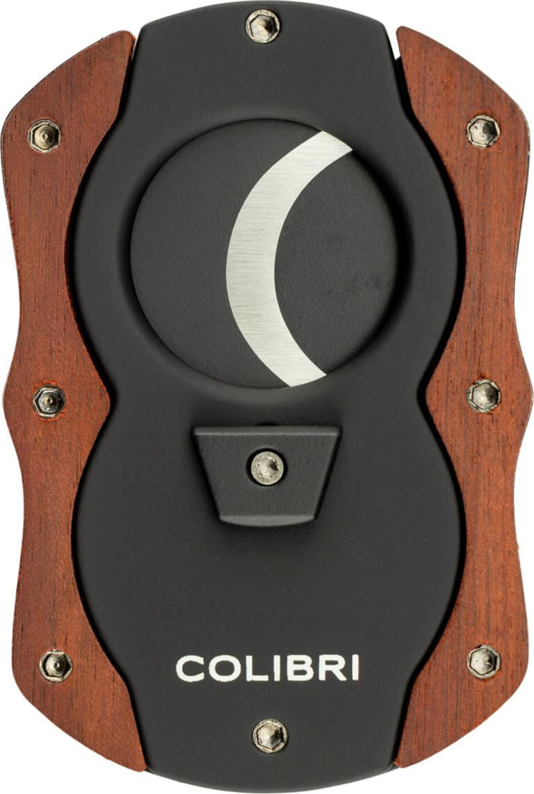 COLIBRI Cigarrenabschneider "Cut-Wood" rotbraun