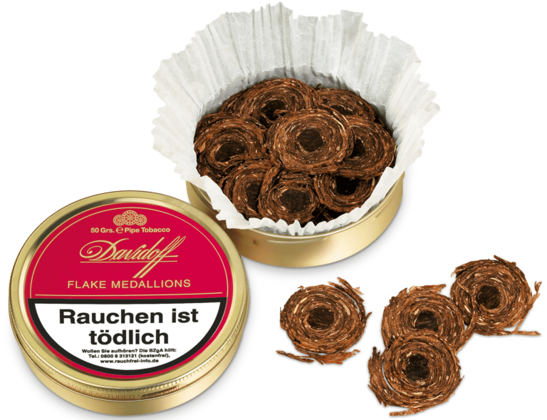 Davidoff Pfeifentabak Flake Medaillons  50g Dose