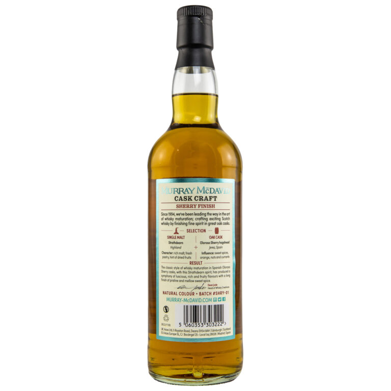Strathdearn Sherry Cask Finish - Murray McDavid – Bild 2