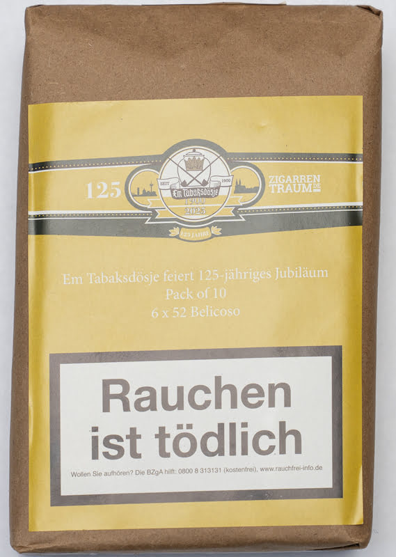 125 Jahre Em Tabaksdösje Zigarre Belicoso – Bild 2