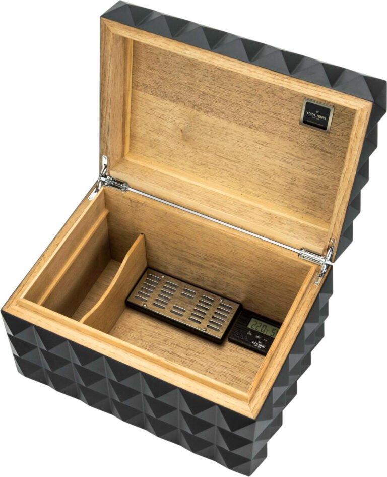 COLIBRI Humidor "Grand Quasar" schwarz für 150-175 Zigarren – Bild 3
