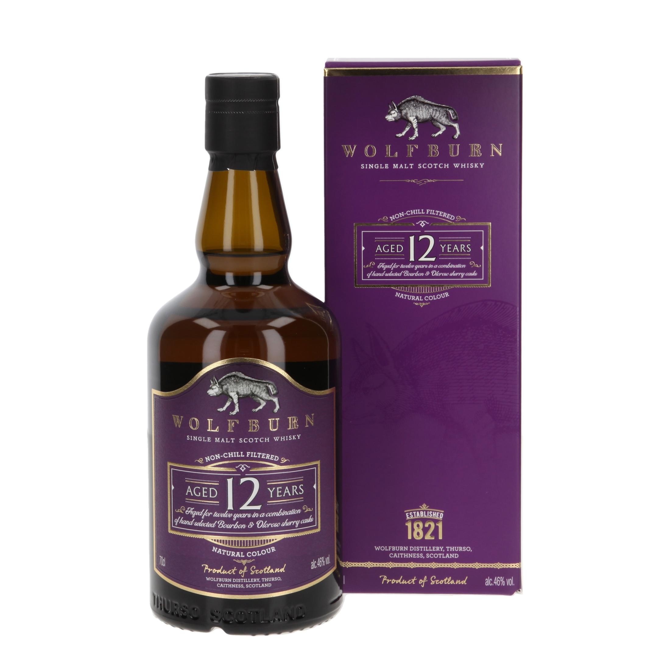 Wolfburn 12 Jahre - Bourbon & Oloroso Cherry Casks