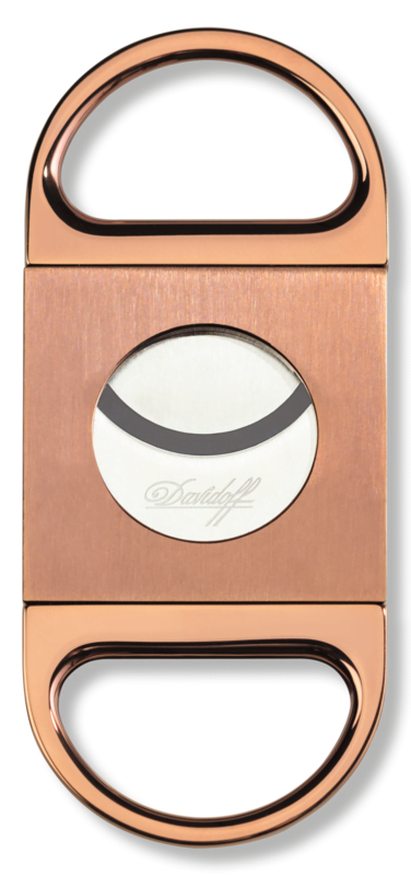 Davidoff Doppelklingen-Cutter Edelstahl gebürstet rosegold – Bild 3
