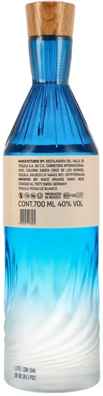 Tequila Rosaluz Blanco alc.40%vol. – Bild 2