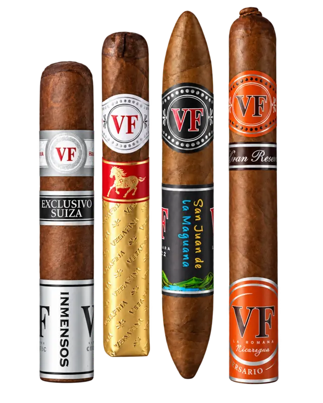 VegaFina Limitada Sampler – 4 Editionen