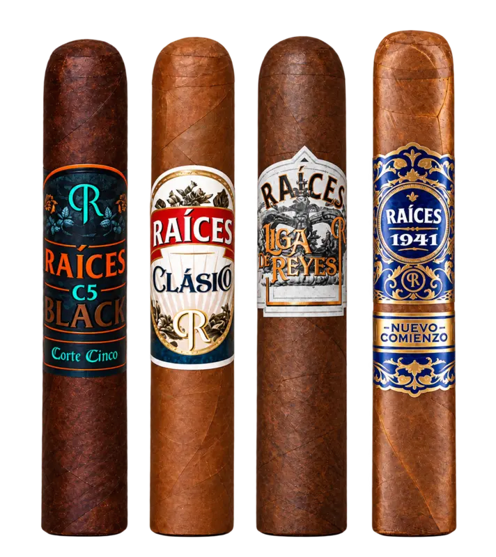 Raíces Tasting Sampler – 4 Linien, 4 Stärken