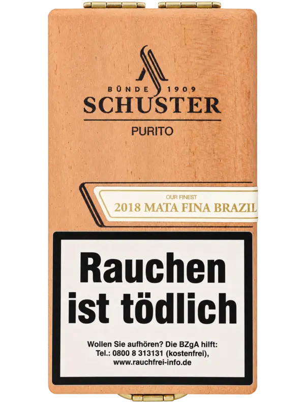 Schuster Zigarillos Vintage Purito 2018 Mata Fina Brazil