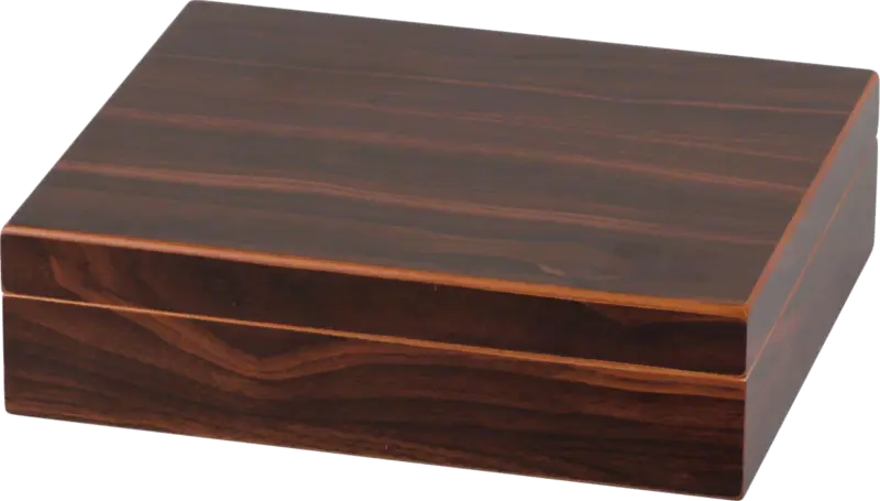 Humidor Walnut Dekor dunkel – für ca. 20 Zigarren